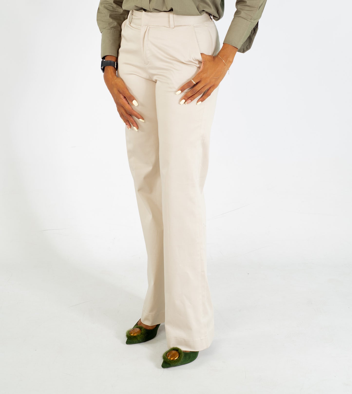 Naomi Sateen Pants